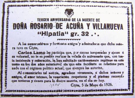 Rosario de Acuña y su relación con la Francmasonería Rosario de Acuña y su relación con la Francmasonería