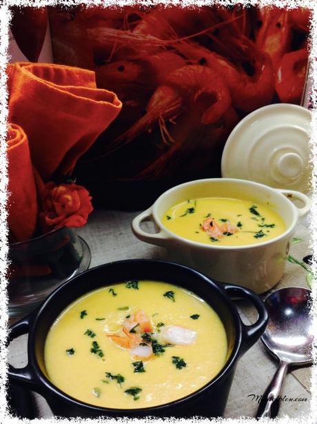 Crema de langostinos Crema de langostinos 2