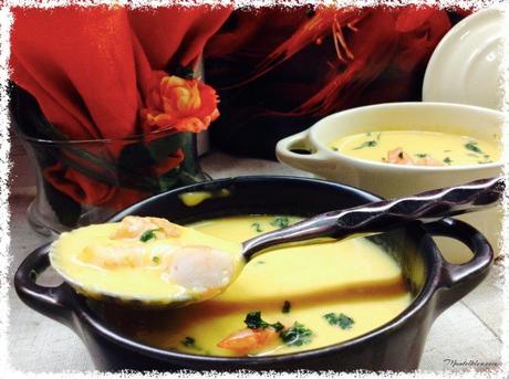 Crema de langostinos Crema de langosta 4