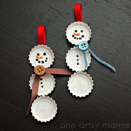Adornos navideños con material reciclado Adornos navideños con material reciclado