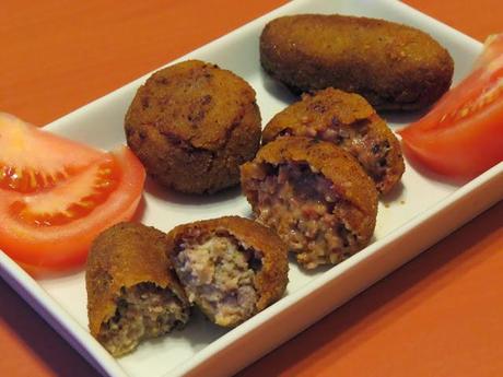 Croquetas de carne a la barbacoa