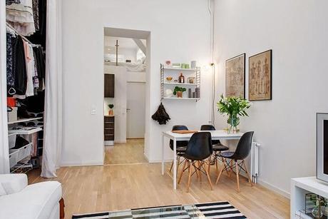 Pocos metros: estudio #nórdico con altillo Pocos metros: estudio #nórdico con altillo