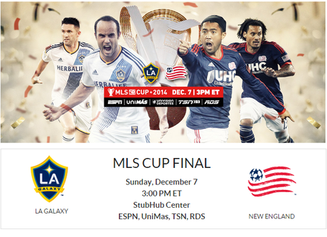 Galaxy LA vs New England final mls 2014