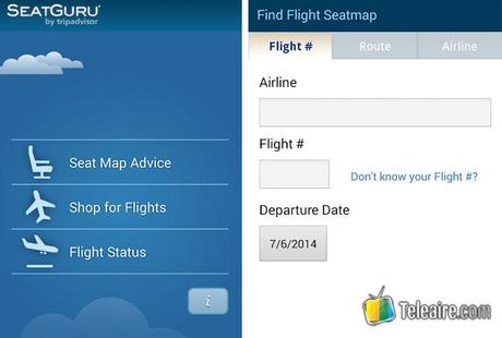 Elegir el mejor asiento con SeatGuru captura de la aplicacion SeatGuru