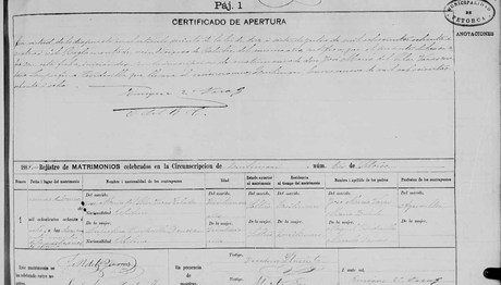 Matrimonios Civiles de 1888, Circunscripción Quilimarí, de Petorca, Chile Matrimonios Civiles de 1888, Circunscripción Quilimarí, de Petorca, Chile