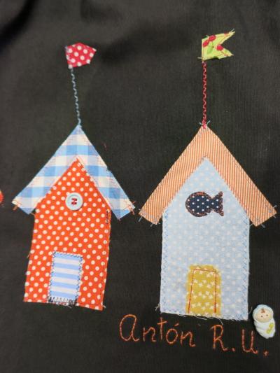 Mochila de tela negra Mochila de tela negra
