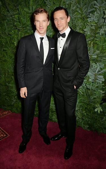 benedict Cumberbatch, tom hiddleston, evening standard theatre awards, el zorro con gafas