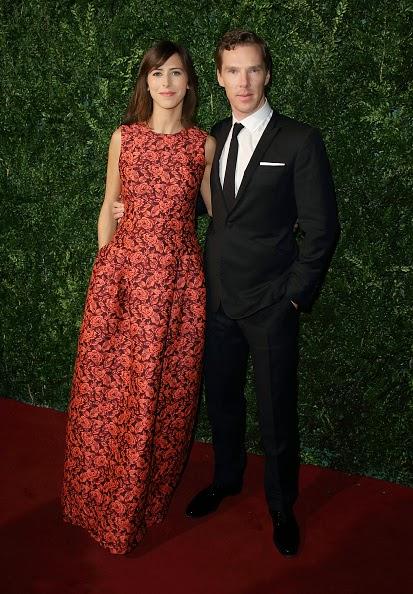 Benedict Cumberbatch, Sophie Hunter, prometida, evening Standard theatre awards, el zorro con gafas