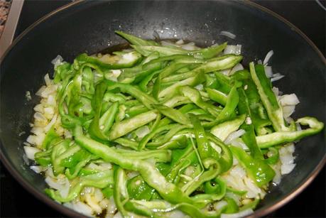 Mejillones con pimientos paso 3 Mejillones con pimientos paso 3