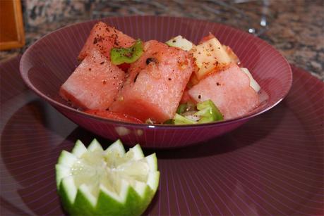 ensalada con sandía ensalada con sandía