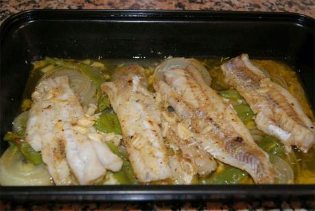 Abadejo al horno paso 4 Abadejo al horno paso 4