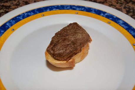 Pincho con torta paso 5 Pincho con torta paso 5