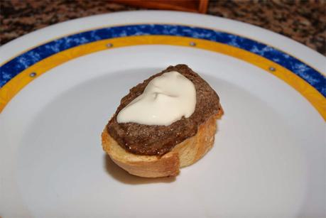 Pincho con torta paso 6 Pincho con torta paso 6