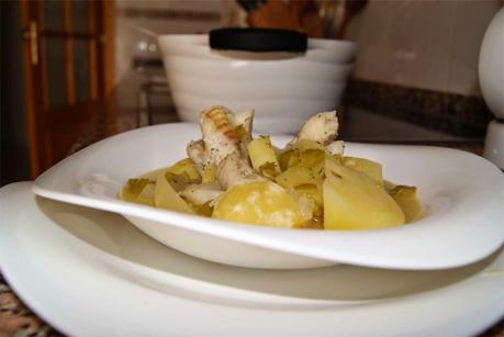 Abadejo con patatas paso 7 Abadejo con patatas paso 7