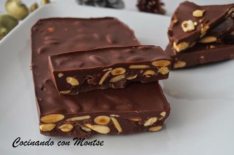 Turrón con Nutella Turrón con Nutella
