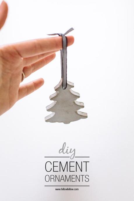 Adornos en cemento. Un toque industrial esta navidad Adornos en cemento. Un toque industrial esta navidad