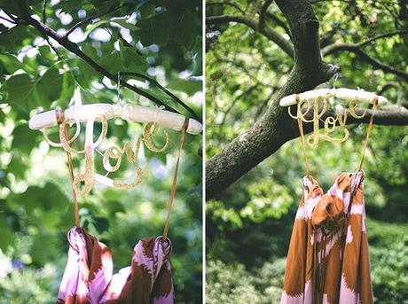 DIY: letras de purpurina para la decoración de tu boda