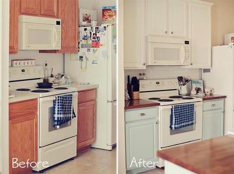 antes-y-despues-cocina-blanco-mint-pintura-para-madera-cambio-de-look-cocina-colores-pastel-cocina-bicolor-cocina-blanca
