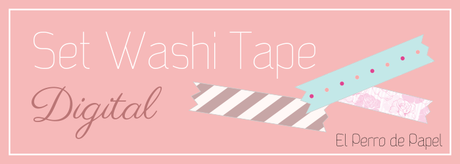 Washi Tape Digital -Colección Rose-