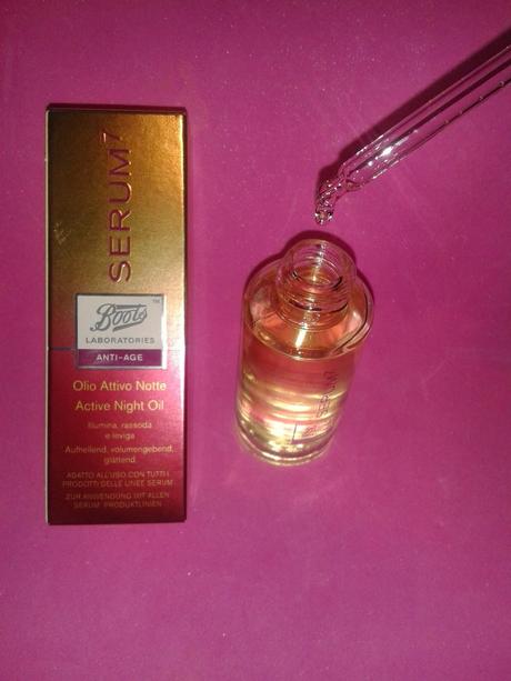Serum 7 Laboratorios Boots, aceite de noche activo Serum 7 Laboratorios Boots, aceite de noche activo