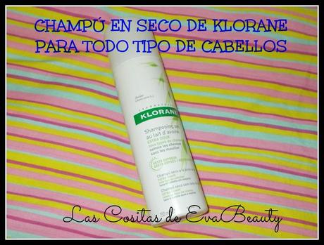 Champú en seco a la leche de Avena de Klorane para todo tipo de cabellos. Champú en seco a la leche de Avena de Klorane para todo tipo de cabellos.