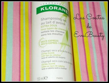 Champú en seco a la leche de Avena de Klorane para todo tipo de cabellos. Champú en seco a la leche de Avena de Klorane para todo tipo de cabellos.