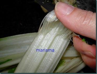 acelgas limpiando acelgas limpiando