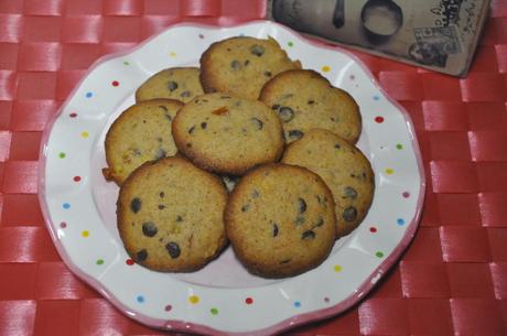 Cookies Integrales De Naranja Y Pepitas De Chocolate