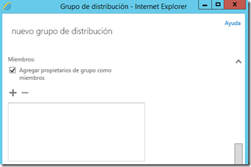 nuevo grupo de distribución en Exchange 2013 nuevo grupo de distribución en Exchange 2013