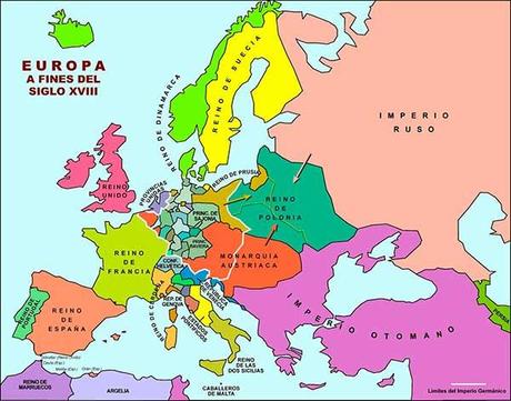 Europa fines siglo xviii