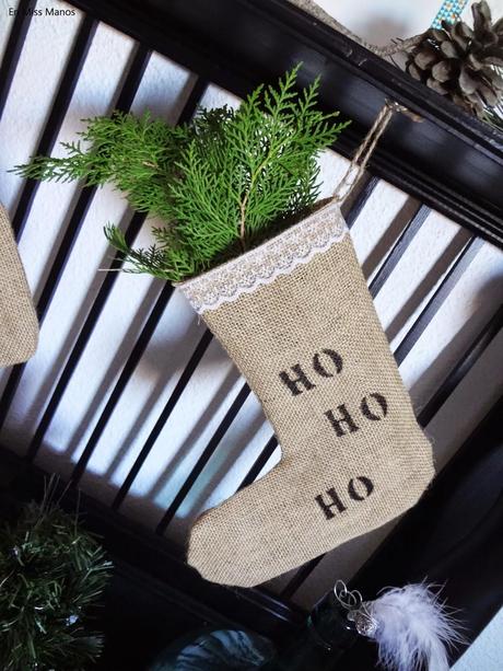 DIY Botas navideñas DIY Botas navideñas