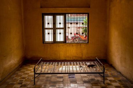 Celdas en el Tuol Sleng o S21, Phnom Penh