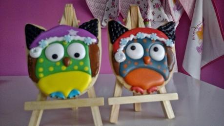 GALLETAS BÚHOS NAVIDEÑOS GALLETAS BÚHOS NAVIDEÑOS