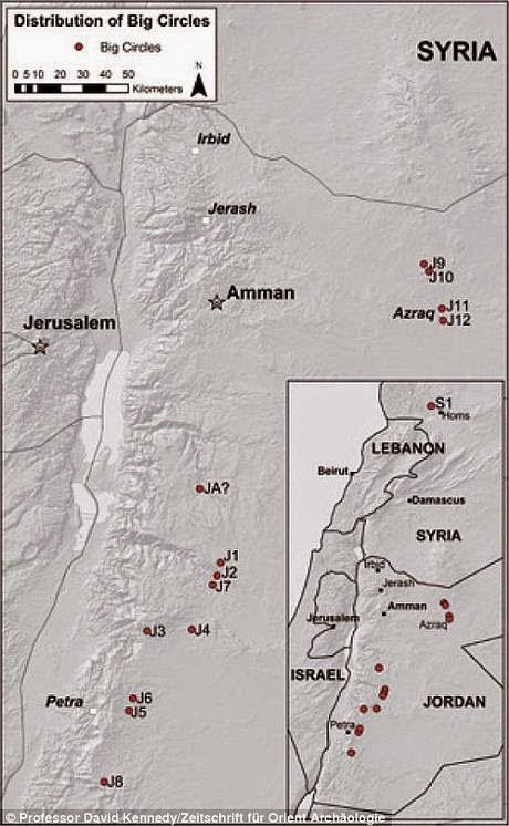 EL MISTERIO DE LOS CIRCULOS DE PIEDRA DE JORDANIA