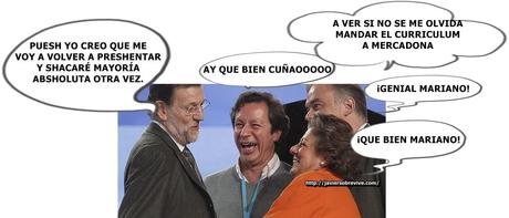 Rajoy con Floriano riendo
