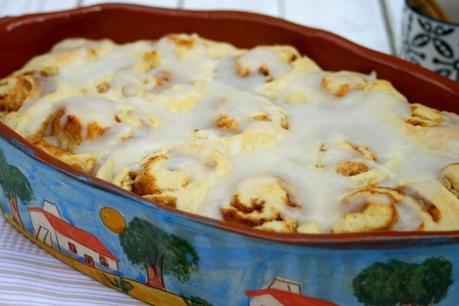 Receta navideña de Rollos de canela Receta navideña de Rollos de canela