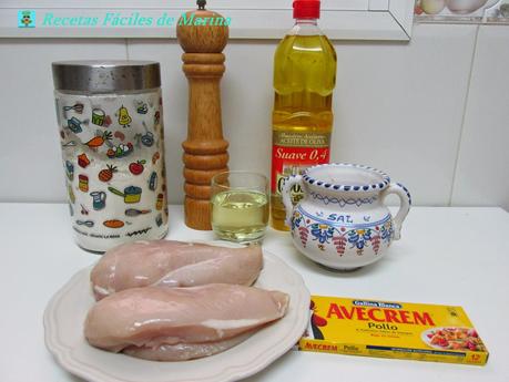 Pechuga de Pollo al Jerez Pechuga de Pollo al Jerez