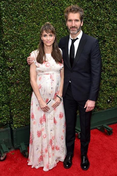 Amanda Peet ha dado a luz a un niño Amanda Peet y David Benioff