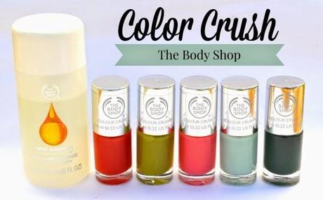 Color Crush de The Body Shop nueva colección de esmaltes de uñas de The Body Shop