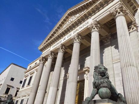 El Palacio de las Cortes de Madrid