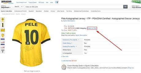 Amazon introduce Make an Offer para comprar objetos de colección y arte a precios más bajos Amazon introduce Make an Offer para comprar objetos de colección y arte a precios más bajos