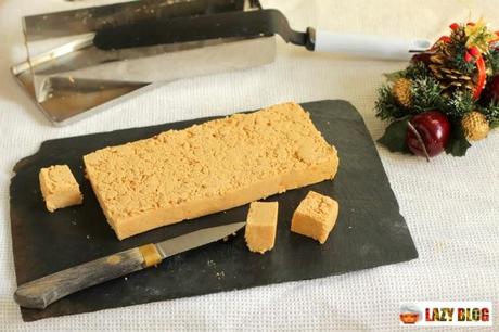 Receta sencilla de turrón blando o de Jijona. Cómo hacer turrón casero