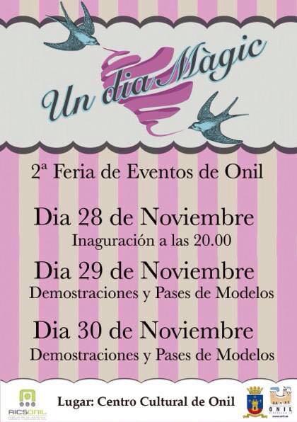 Novia del futuro: Grupo Imatge Nova en la Feria de eventos, Onil Novia del futuro: Grupo Imatge Nova en la Feria de eventos, Onil