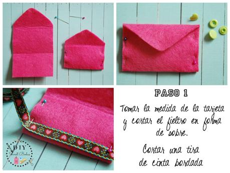 DIY: Tarjetero de fieltro