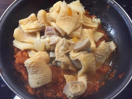 Callos con garbanzos. Callos con garbanzos.