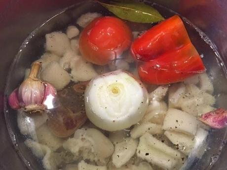 Callos con garbanzos. Callos con garbanzos.