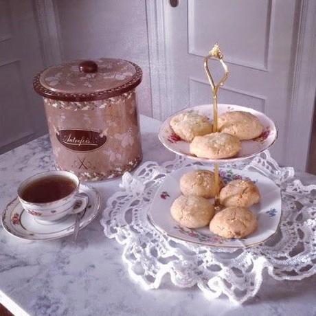 Cookies con chips de chocolate blanco y almendra Cookies con chips de chocolate blanco y almendra