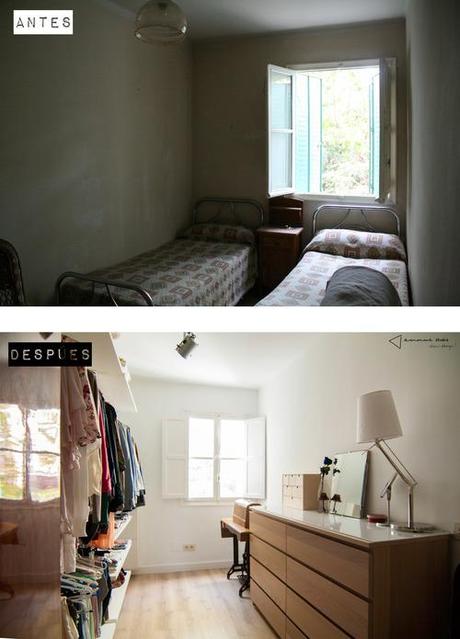 Reforma 'new vintage' | 3: el resultado!! vestidor © emmme studio