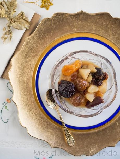 Compota de Navidad a la sidra Compota de Navidad a la sidra