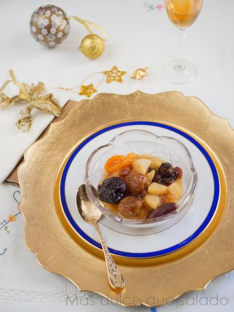 Compota de Navidad a la sidra Compota de Navidad a la sidra